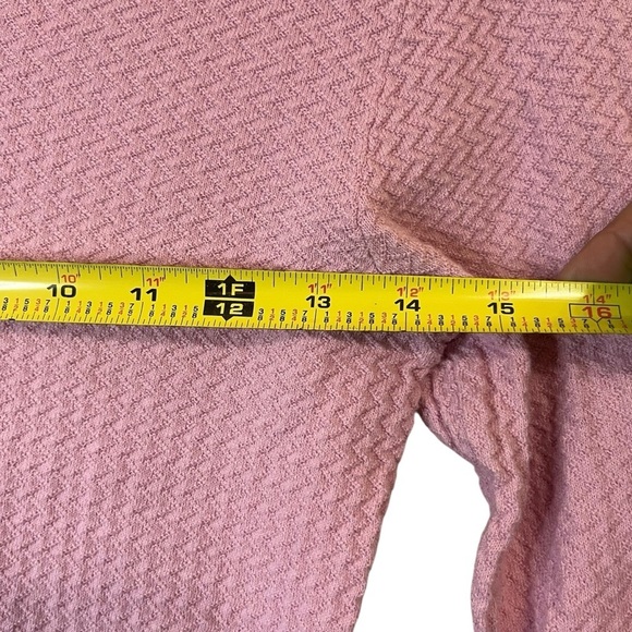 Dover Saddlery IconEQ Ladies' Rowan Equestrian Pink V-Neck Knit Sweater SZ XS - Picture 8 of 11